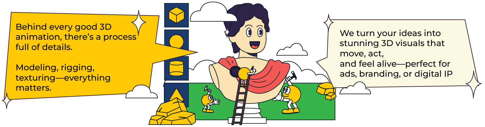 3D Production element dekstop